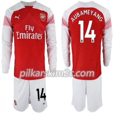 Koszulka Arsenal Pierre-Emerick Aubameyang 14 Dziecięca Główna 2018-2019 - Koszulki Piłkarskie(L/S)